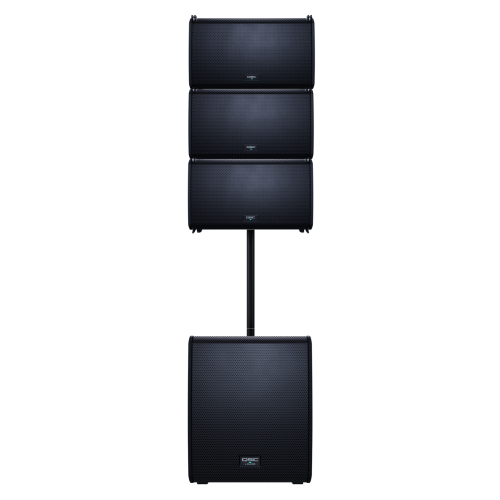 QSC LA112 (x3) + QSC LS118 + sztyca