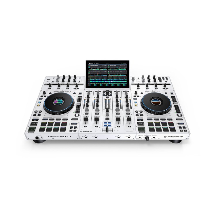 Denon DJ Prime 4+ White + UDG Creator Denon DJ Prime 4+/ 4 Hardcase Black
