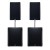 QSC K12.2 (x2) + QSC KS118 (x2) + sztyce i okablowanie