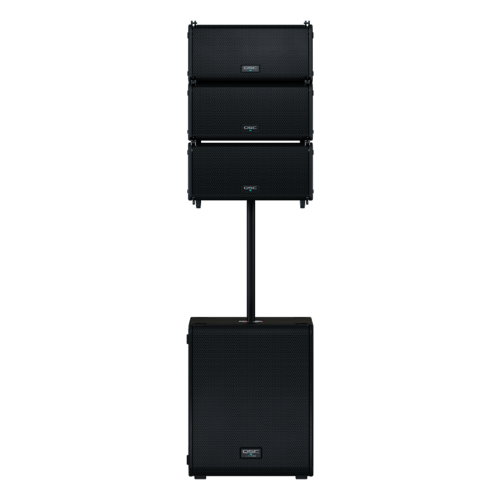 QSC LA108 (x3) + QSC KS118 + sztyca