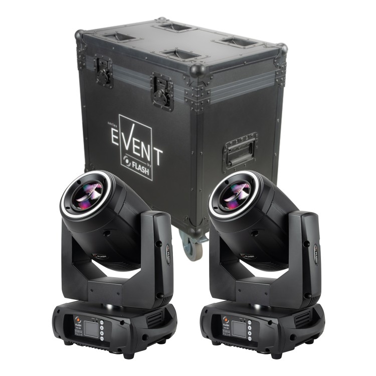 Flash MH-SOLO200 (x2) + Case