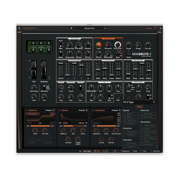 Arturia MiniBrute V