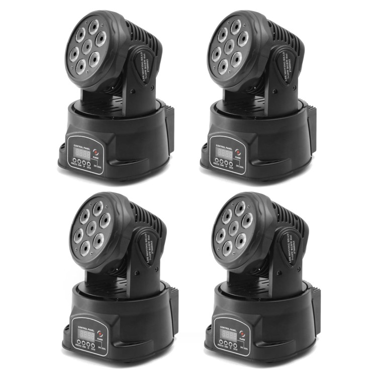 Flash LED MH 7x10 RGBW 4in1 (x4)
