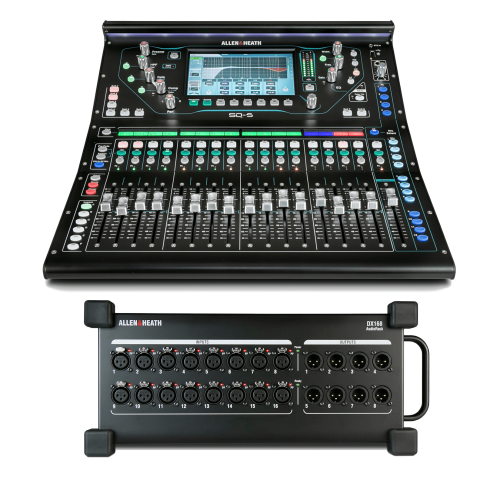 Allen &amp; Heath SQ-5 + Allen &amp; Heath DX168