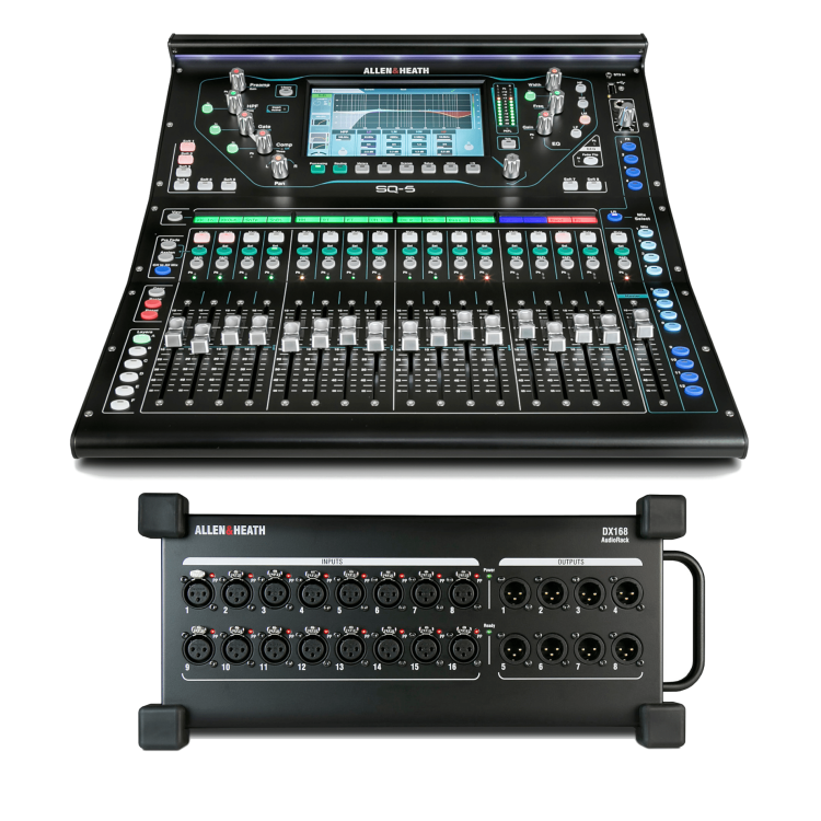 Allen &amp; Heath SQ-5 + Allen &amp; Heath DX168
