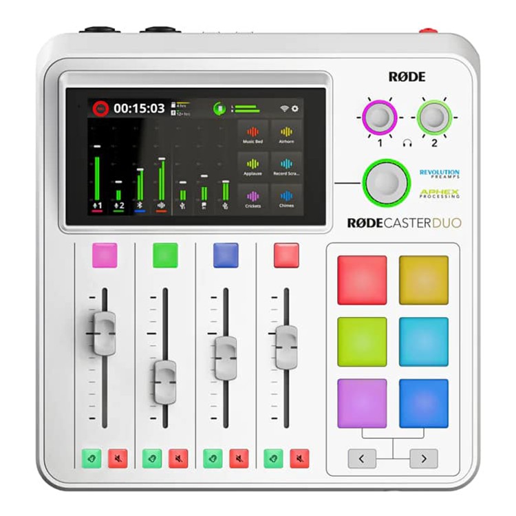 Rode RØDECaster Duo White + Rode Duocover GRATIS!