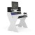 Glorious Sound Desk Compact White