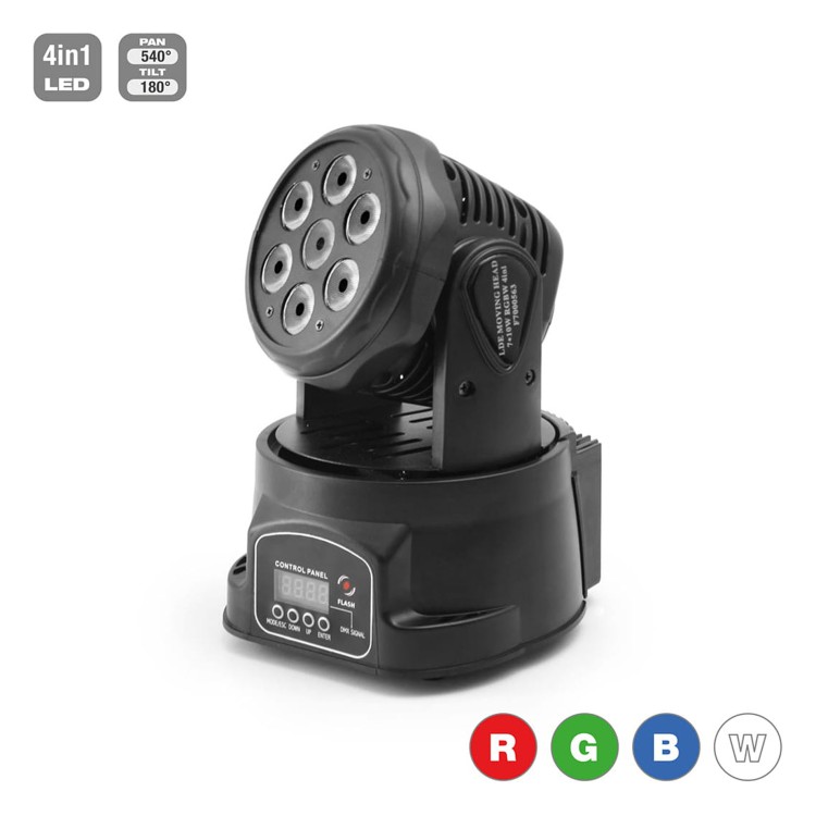 Flash LED MH 7x10 RGBW 4in1