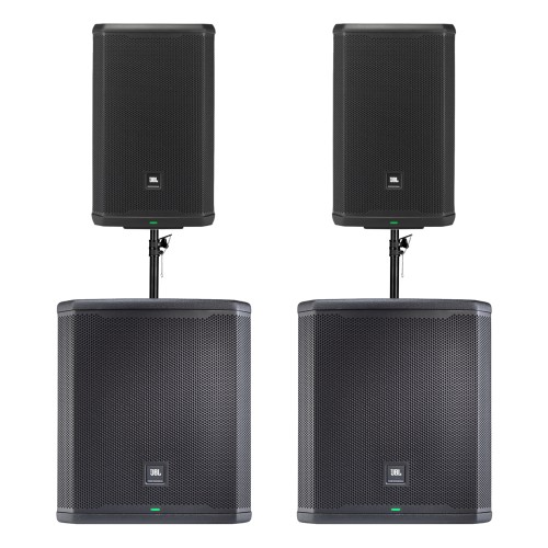 JBL PRX912 x2 + JBL PRX915 XLF x2