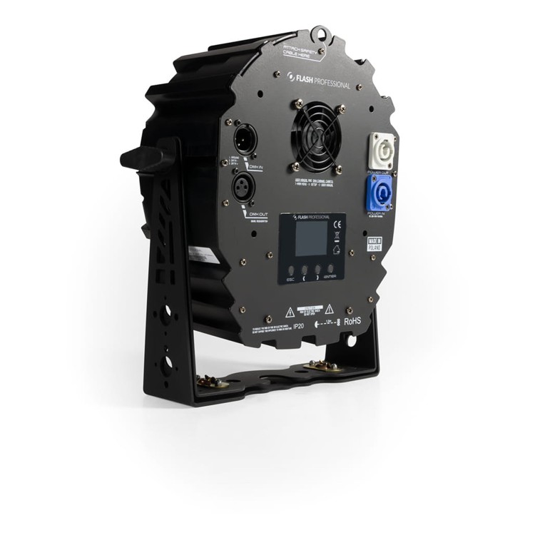 Flash Professional LED PAR 64 SLIM 7x10W RGBW 8° SHORT Mk2