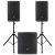 JBL EON715 x2 + JBL EON718S + statywy i okablowanie