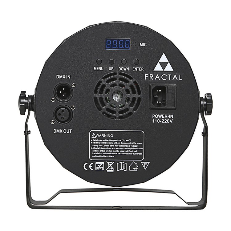 fractal lights led par 9x10w