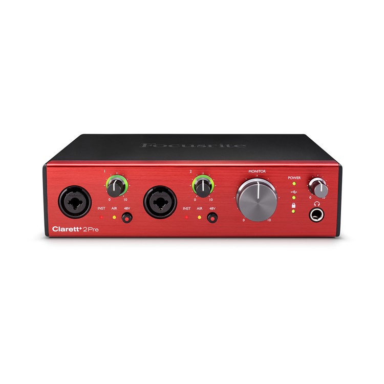 focusrite clarett+ 2pre