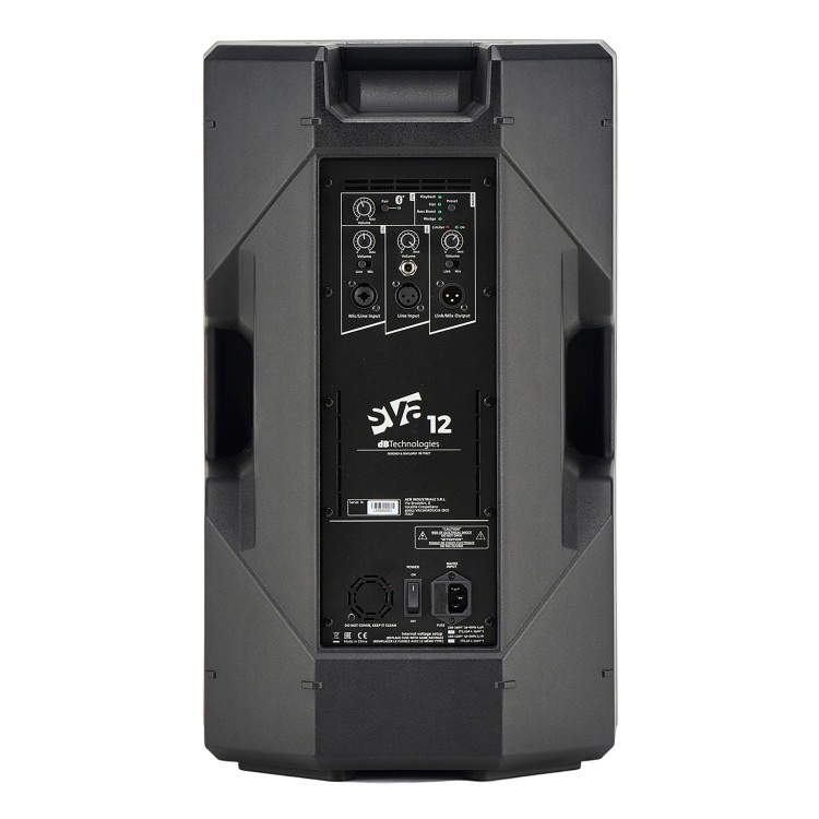 db technologies sya 12 rear panel