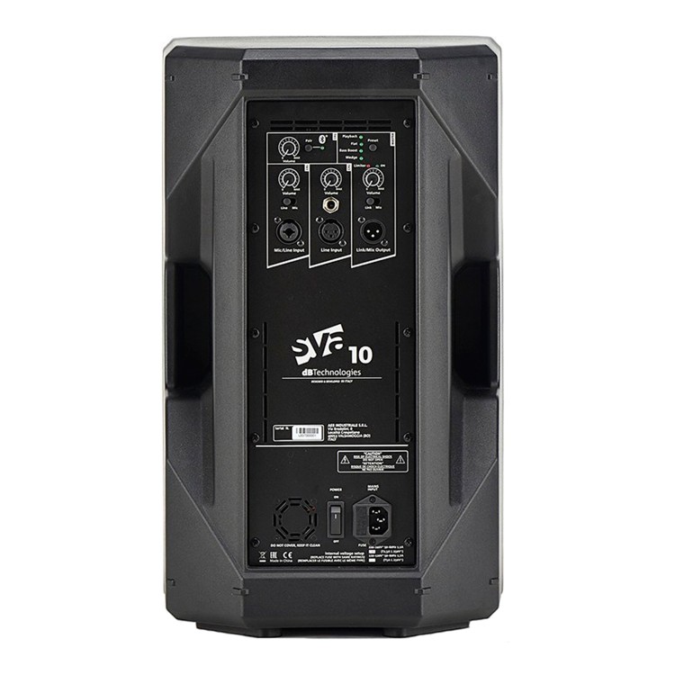 db technologies sya10 rear panel