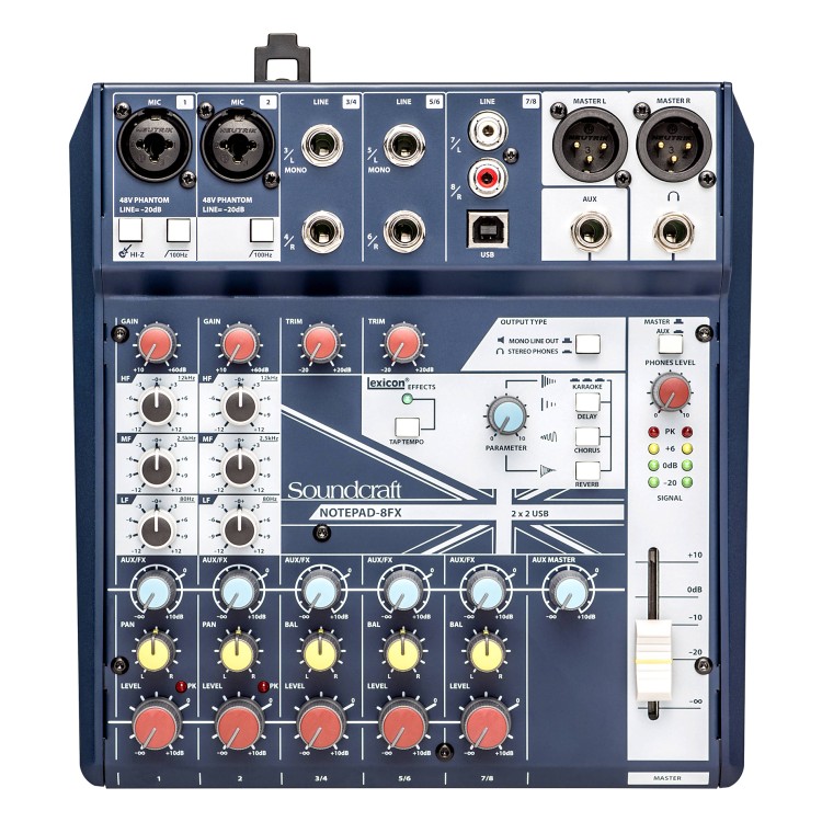 soundcraft notepad 8fx