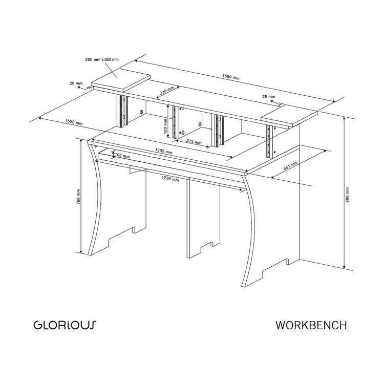 Glorious Workbench Black