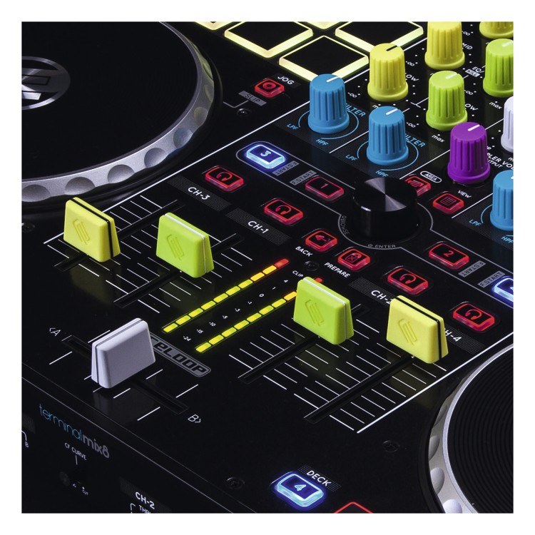 Reloop Fader Cap Set White