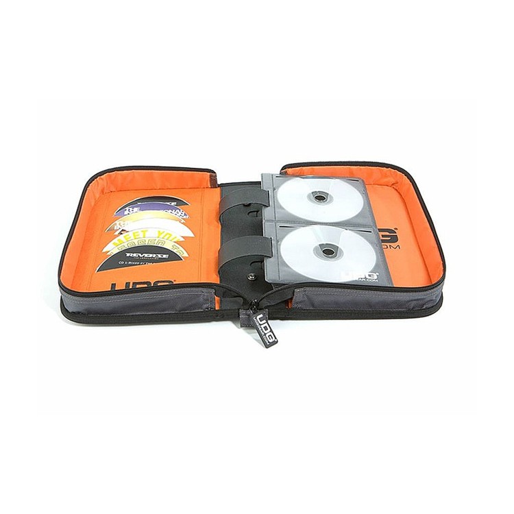 UDG CD Wallet 100 Steel Grey/Orange Inside