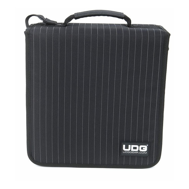 UDG CD Wallet 128 Black/Grey Stripe