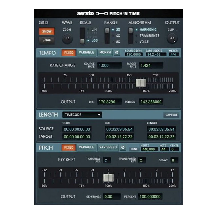 Serato Pitch 'n Time Pro - plugin
