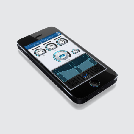 Turbosound iP2000 V2 sterowanie przez iPhone/iPad